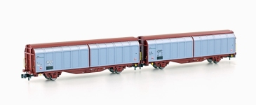 Hobbytrain H24681 - N - 2-tlg. Set Schiebewandwagen Trenitalia, FS, Ep. V-VI